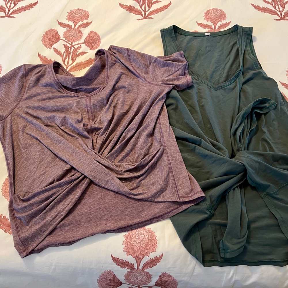 Set of TWO Lululemon shirts